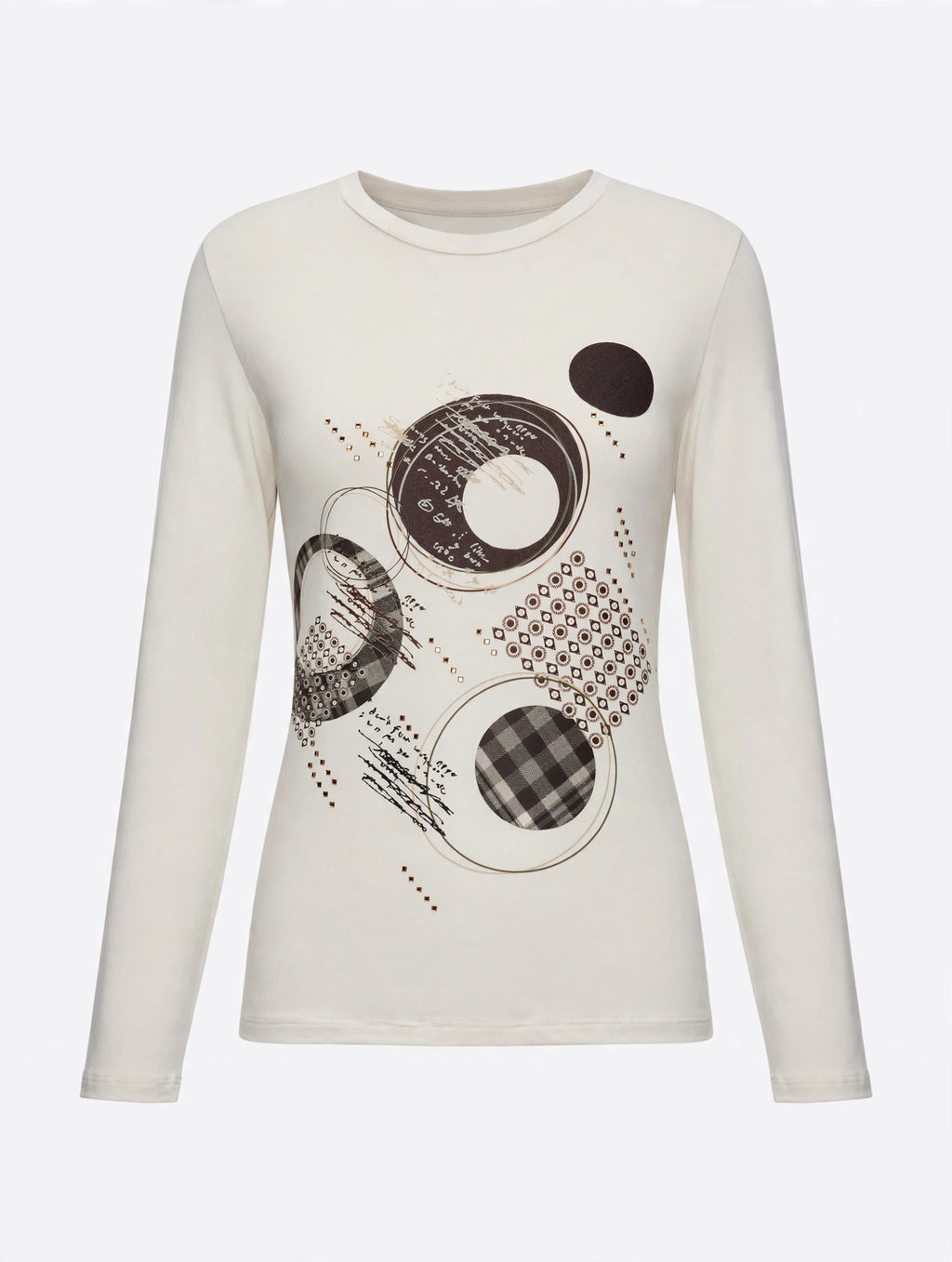 t-shirt maniche lunghe carla ferroni