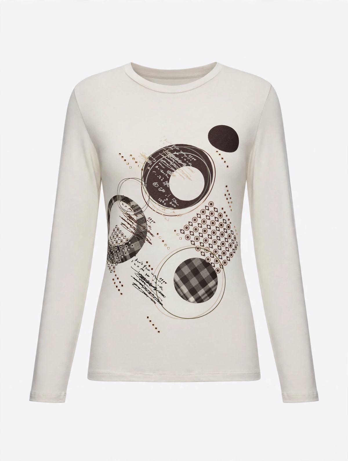 t-shirt maniche lunghe carla ferroni
